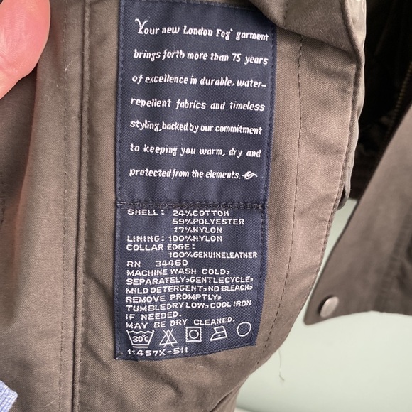 - London Fog dark khaki jacket - Picture 9 of 16